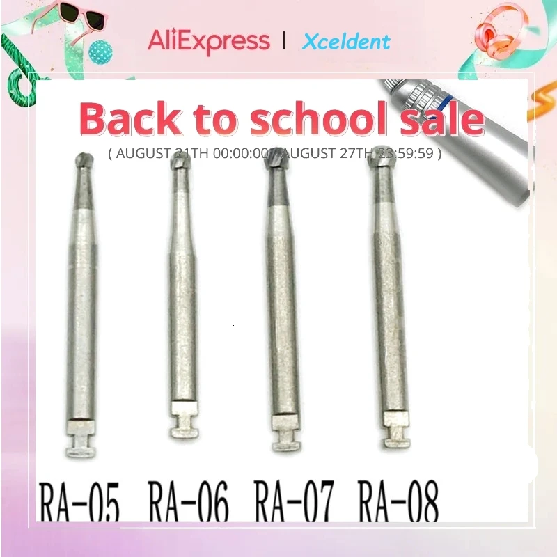 

5Pcs Dental Tungsten Steel Carbide Burs Dental Lab Low Speed Tungsten Carbide Burs RA Burs Dentist Tool