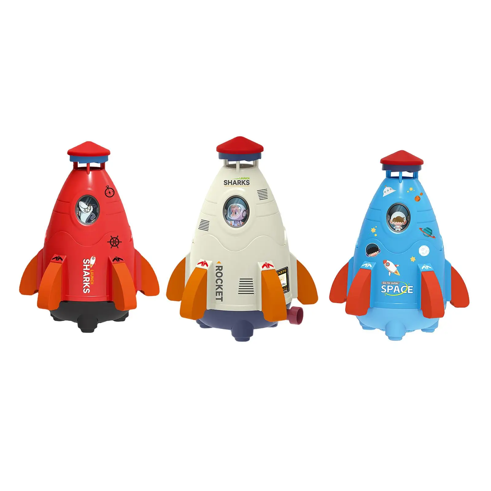 

Water spray Water Powered Toy Underwater Swimming Pool Toys Rocket Shaped Toy for Pool Diving Practice Beach Schools Age3+