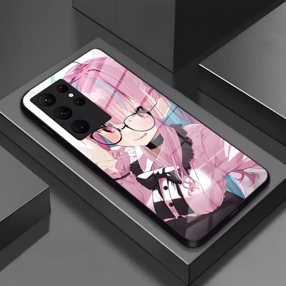 Фото Чехол для телефона VTUBER Yuuki Sakuna для Samsung S20 S30 S21 S32 S23 S24 S9 S10E Note 20 10 Pro Ultra Plus Glass Luxury Cover №4