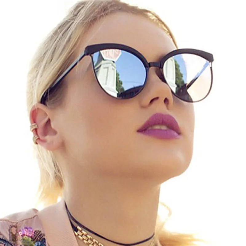 2022 Woman Fashion Sunglasses Vintage LuxuryFamale Sun Glasses Classic Retro Cat Eye Outdoor UV400 Oculos De Sol Gafas