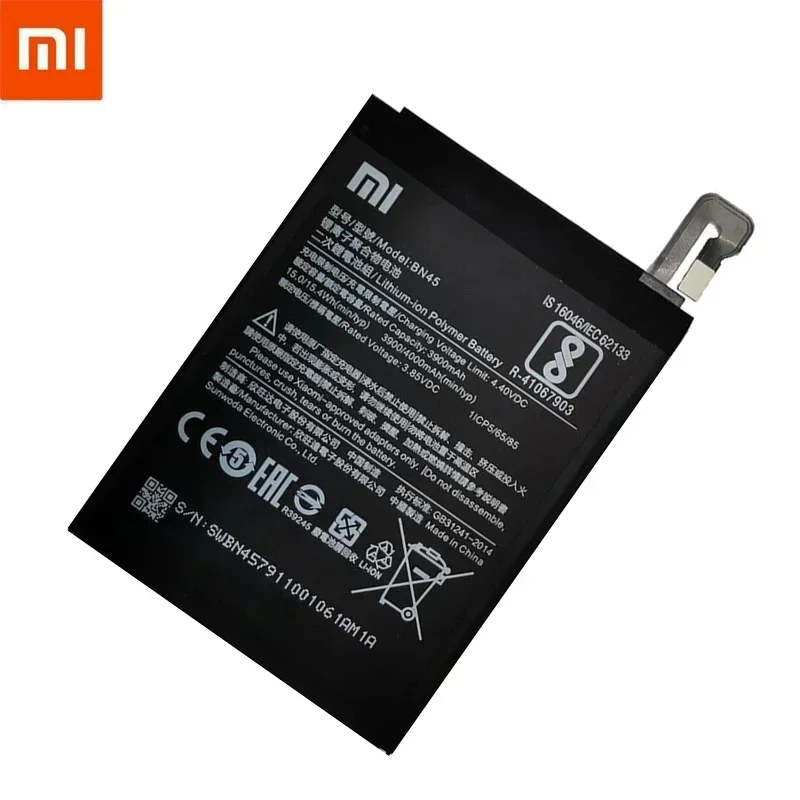 2024 года 100% оригинальный аккумулятор для телефона Xiaomi Redmi Note 5 Note5 6 Pro BN45 4000 мАч