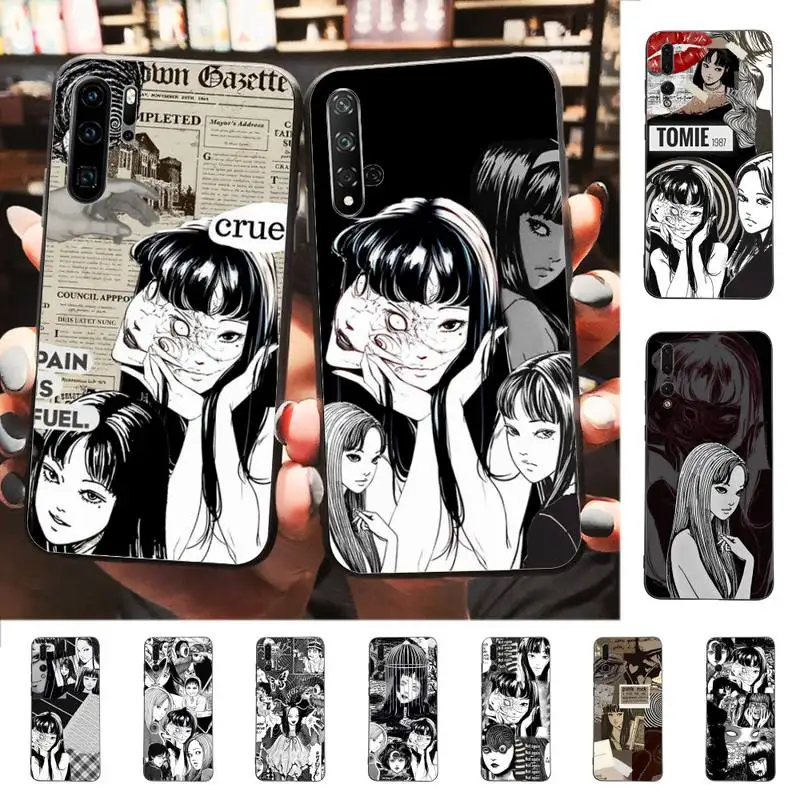 

Anime Tomie Revenge Junji Ito Horror Cartoon Phone Case for Huawei P30 40 20 10 8 9 lite pro plus Psmart2019
