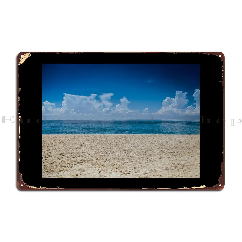 

Пляжный металлический знак плакат ржавая стена Декор пользовательский дизайн Настенная роспись оловянный знак плакат