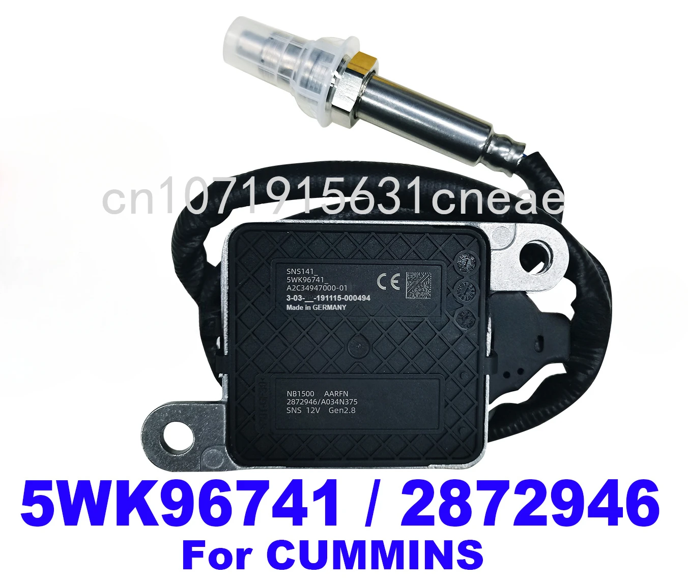 5WK96741 2872946 Оригинальный новый датчик оксида азота Nox 12 В для грузовика Cummins 5WK9 6741
