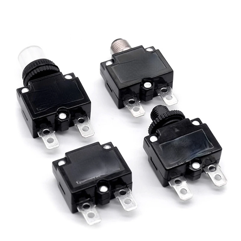 

thermal switch 10a overload protector 10a Motor Switch Manual Electrical Thermal DC Circuit Breaker Overload Protector