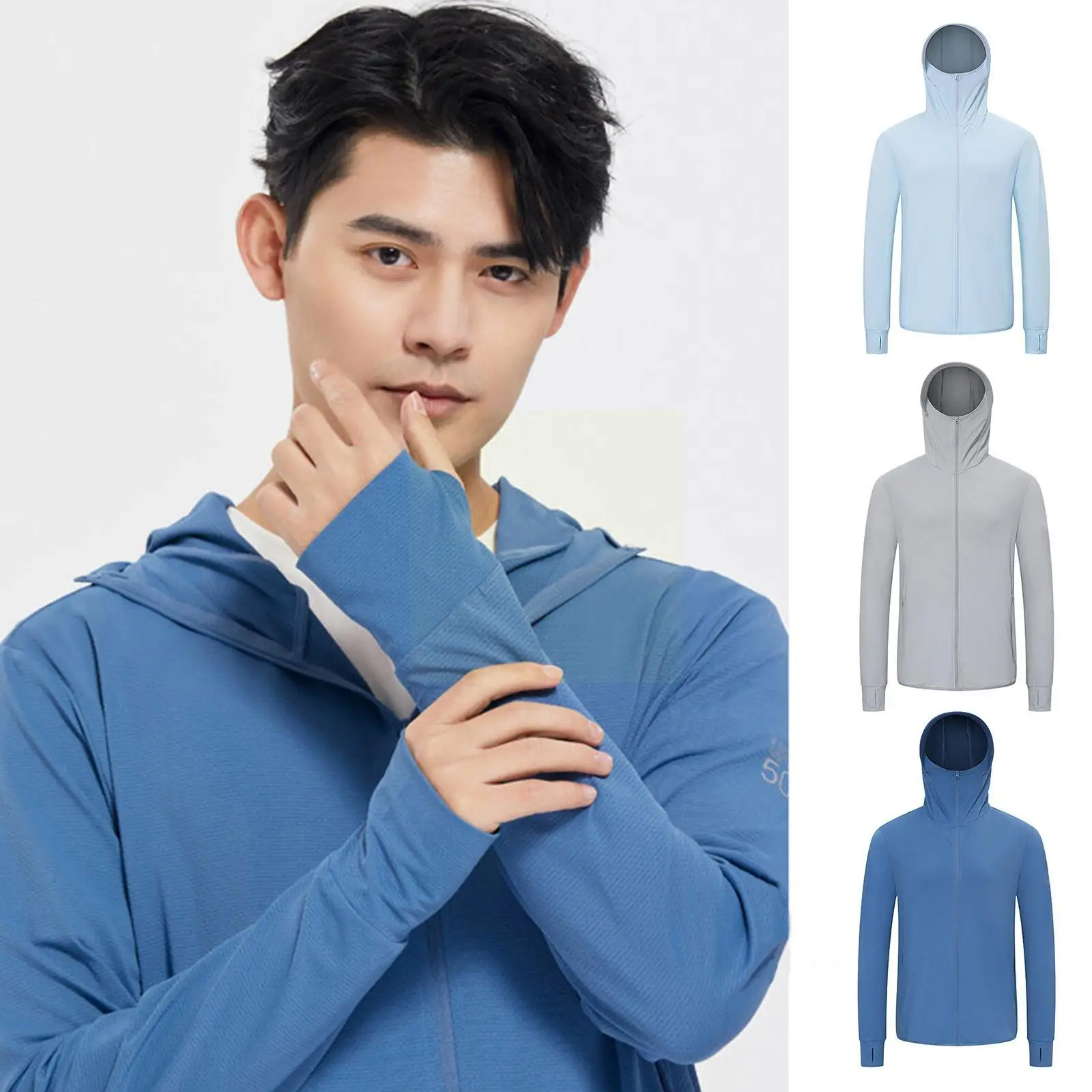 

Летняя толстовка с УФ-защитой, быстросохнущая куртка с длинным рукавом, футболка, тонкая Солнцезащитная одежда для улицы, топы для рыбалки ...