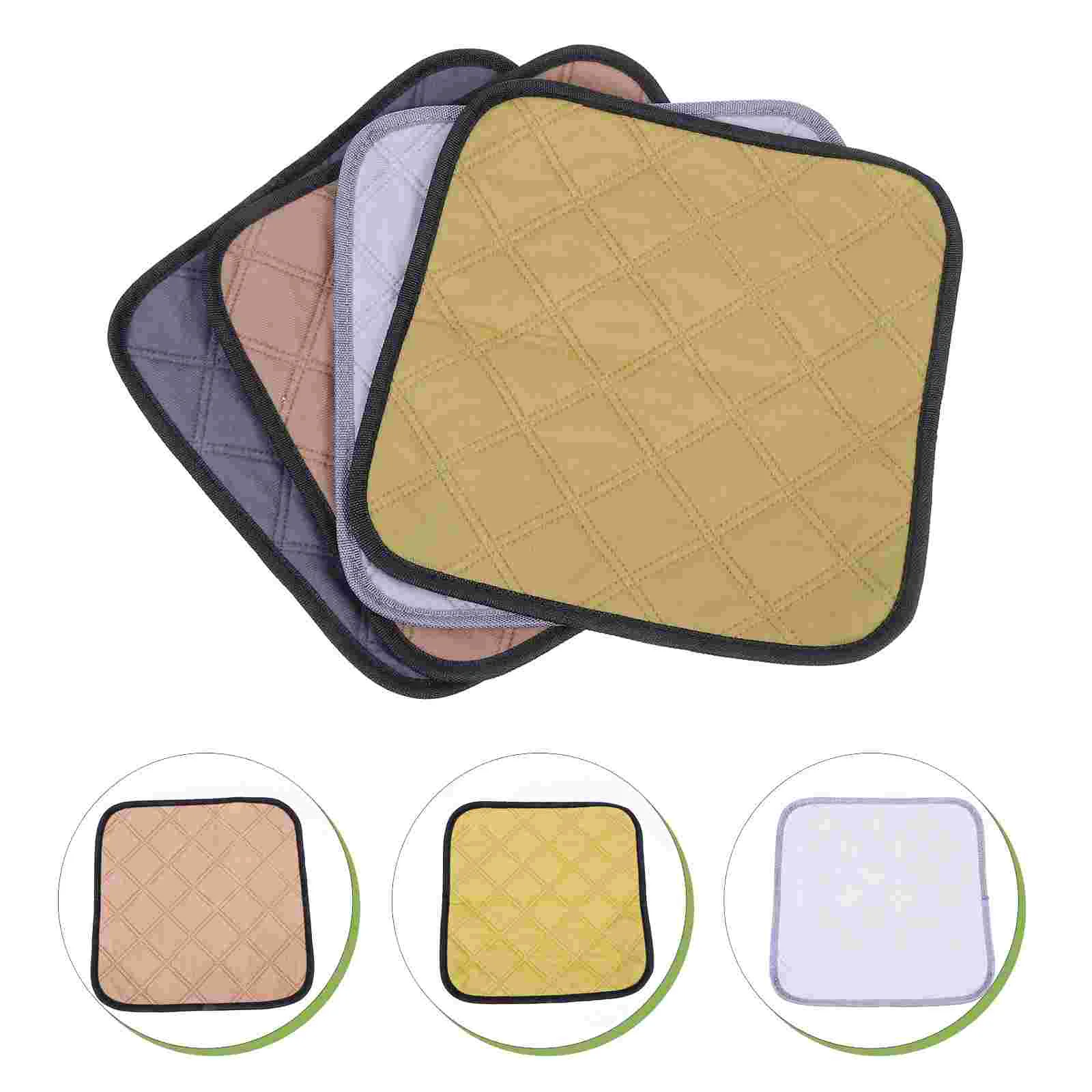 

4Pcs Guinea Cage Liner Rabbit Sleeping Mat Small Animals Cushions Petstraining Pads Hamster Fleece Cage Liner