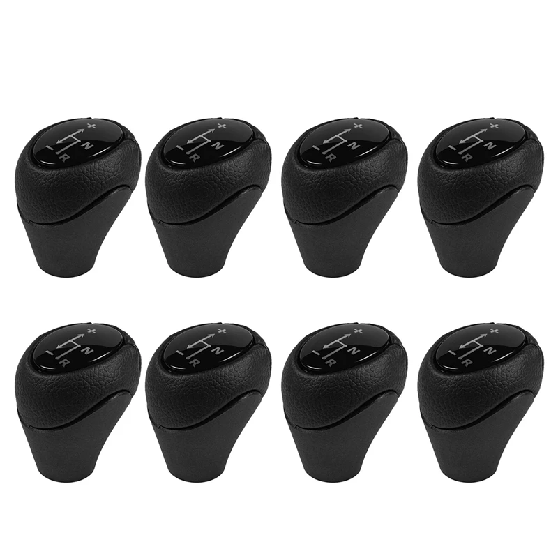 

5X Leather Automatic Gear Shift Knob Lever Shifter For Mercedes Benz Smart Fortwo Roadster 450 451 Brabus Fortwo-Boom