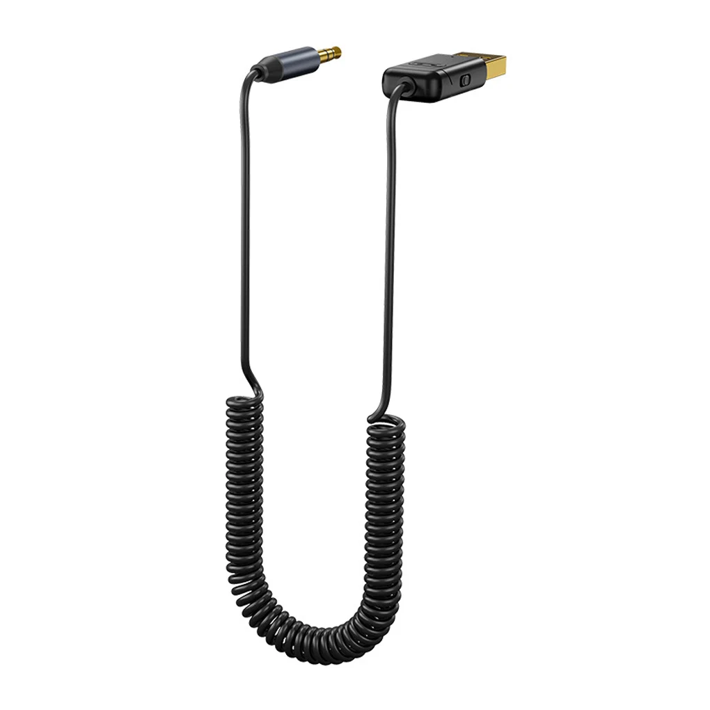 

Автомобильный AUX-адаптер, беспроводной аудиоприемник для телефона, разъем 3,5 мм, USB, автоматическое передающее сопряжение, передатчик наушни...