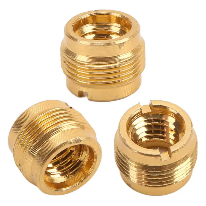 

Переходник для микрофона с внутренней резьбой 3/4 дюйма на наружную резьбу дюйма, удобный нескользящий анодированный переходник с отверстие...