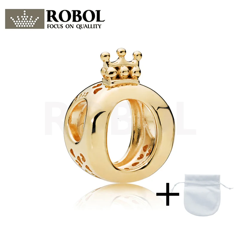 

2021 New Hot Sale 100% 925 Sterling Silver 767401 Bright and Charming Crown Beads Ladies Jewelry Free Shipping Wholesale