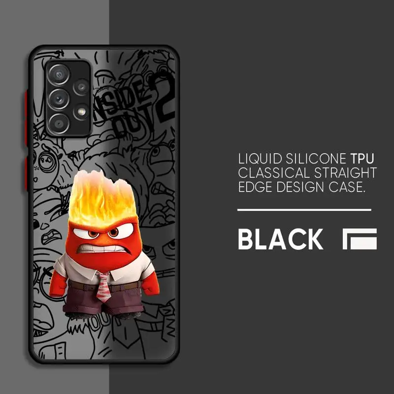 Чехол для телефона Disney Inside Out Vice Mente Samsung Galaxy A52 A32 A21s A16 A13 A55 A54 A12 A15 Los Kosovo матовый