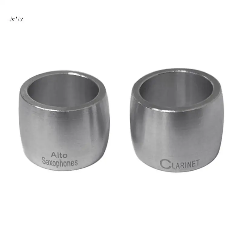 

448C Aluminum Wide Ring Saxophone Mouthpiece Fastener Clip Compact Sax Ligatures for Tenor/Alto/Saxophone Mouthpiece