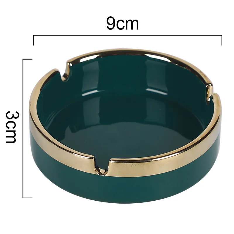 chinese style ceramic ashtray ash tray smoking tray for home office desktop decor outdoor public places holiday gift free global shipping