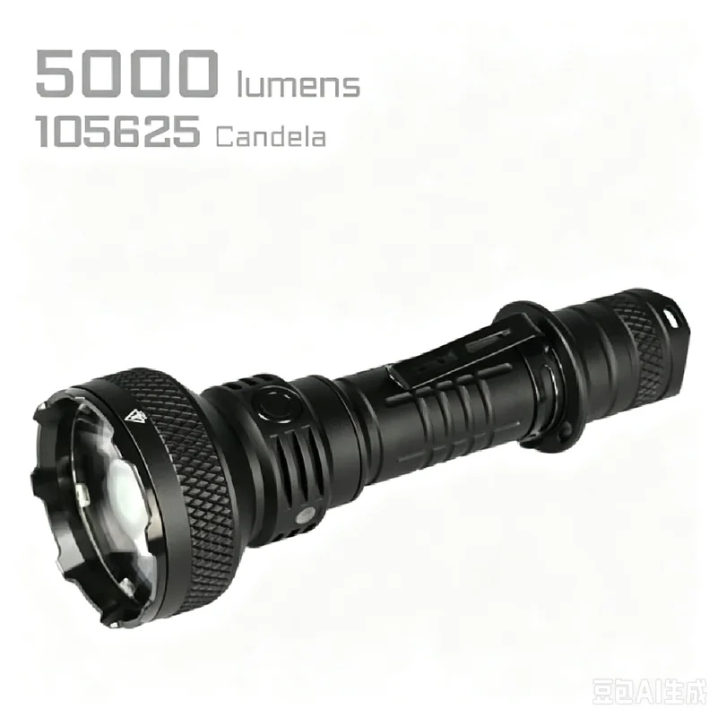 Фото Фонарь L35 2.0, самый яркий, светодиод CREE XHP70.3 HI, 5000 люмен, дальность луча 650 метров, перезаряжаемая литий-ионная батарея 21700. №1