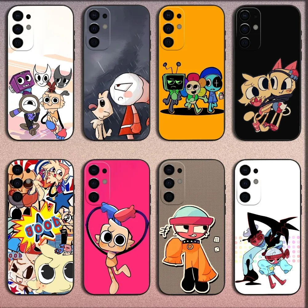 G-Goob D-Dandys World Phone Case For Samsung S25 S24 S21 S22 S23 S30 Ultra S20 Plus Fe Lite Note 10 9 5G Black Soft Cover