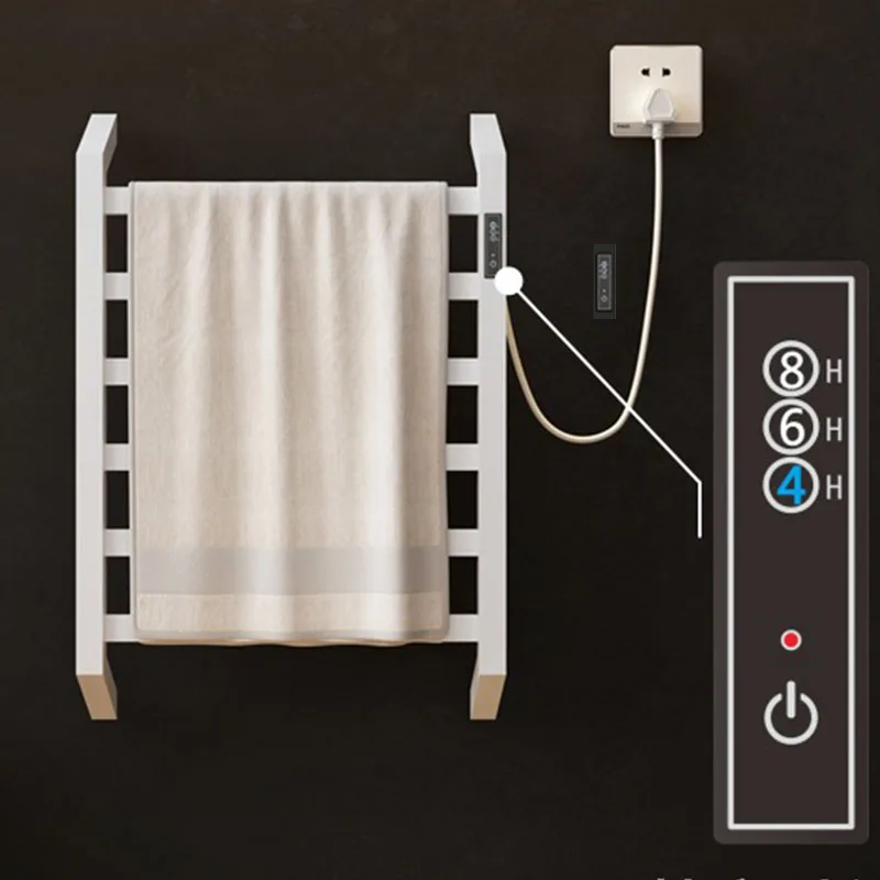 

Термостатическая электрическая вешалка для полотенец, с цифровым сенсорным дисплеем