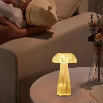 Mushroom Decor Light Romantic Bedside Desk LED Lamp Desktop Ornament Gifts For Boys Girls Kids For Children's Room Living rooms 3