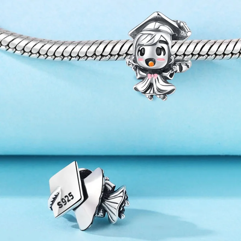 MISEFF настоящее 100% стерлинговое серебро 925 пробы кепка в стиле Регалия подвески для