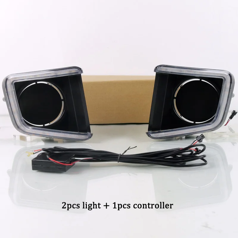 Дневные ходовые огни для Toyota Tundra 2014 - 2021 Drl с указателями поворота