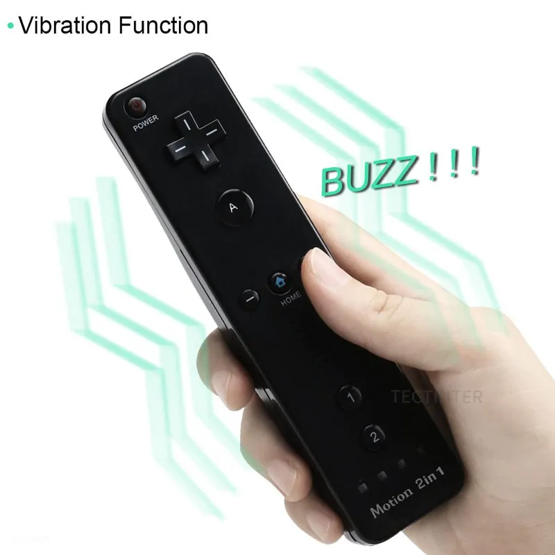 New 2 in 1 Wireless Controle Remote Controller  For Nintendo Wii With Motion Plus Bluetooth Remote For Nintend Wii Gamepad images - 6