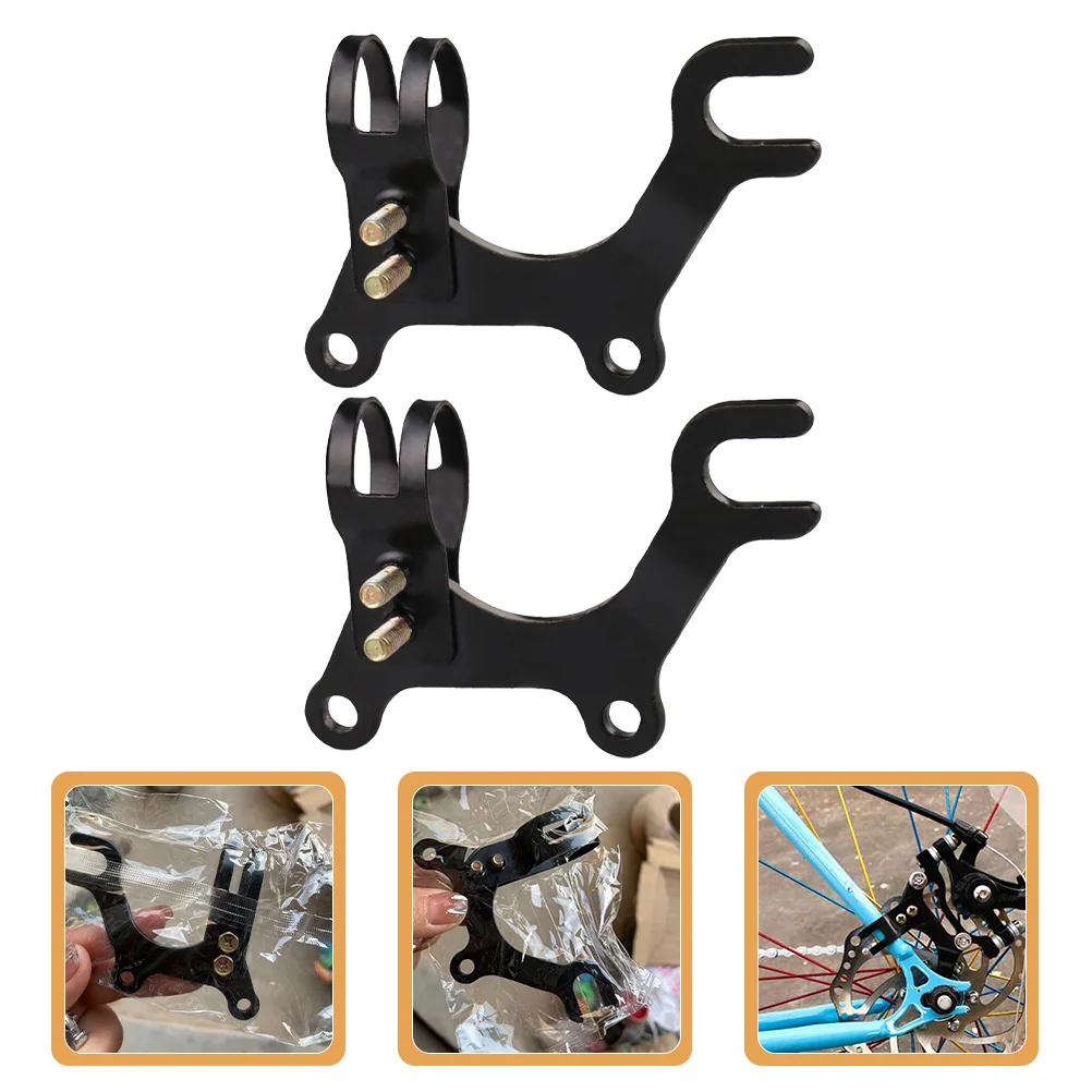 

Disc Brake Modification Bracket Holder Bike Bikes Parts Brakes Carbon Steel Bicycle Conversion Small The Ordinary Kit