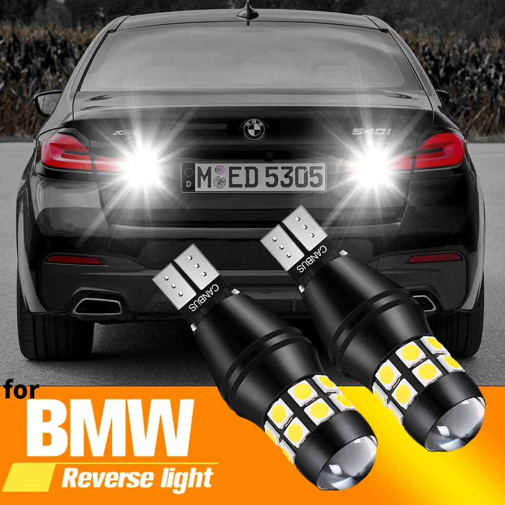 

Светодиодная лампа задсветильник хода W16W T15 921 Canbus для BMW E81 E87 E88 E82 E92 E90 E91 E60 F07 F11 E61 1 3 5 Series E46, 2 шт.