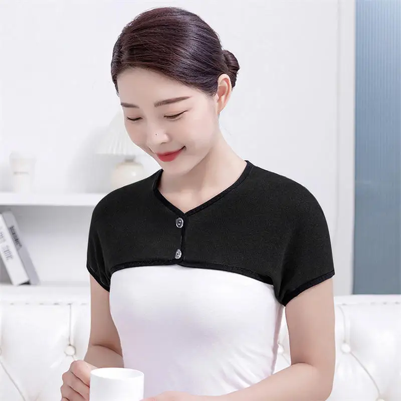 Защита шейного отдела позвоночника плюшевая шаль теплая одежда аксессуары