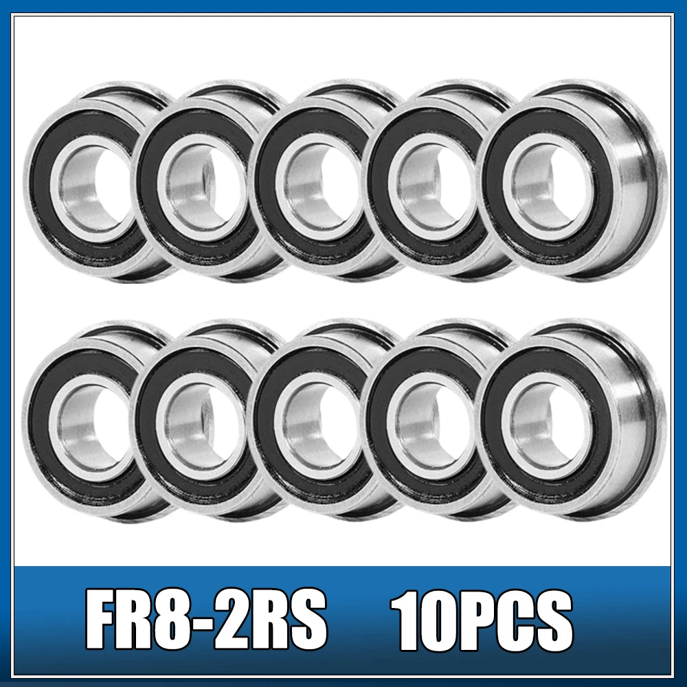FR8-2RS подшипник 12 7x28 575x7 938 мм 10 шт. ABEC-1 миниатюрные фланцевые шаровые подшипники FR8RS