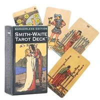 hot selling tarot board game card full english hd animation portable playing board divination game card smmith waite tarot deck