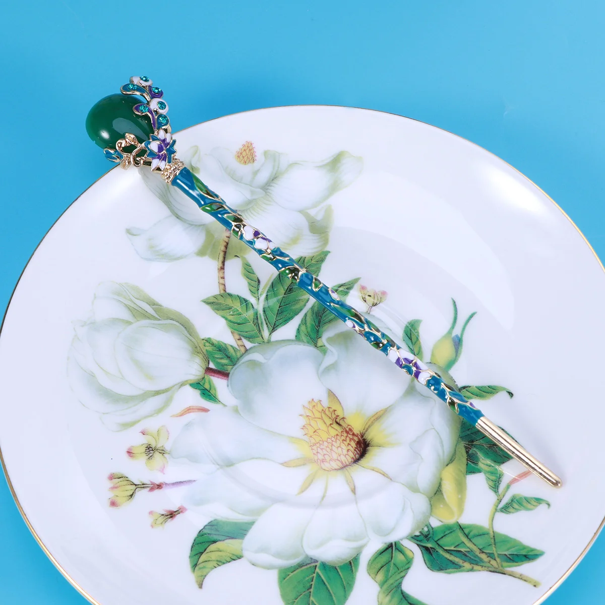 

Hair Hairpin Stick Women Chinese Pin Vintage Chopsticks Chignonpiece Wooden Ancient Jade Girls Wood Decorative Sticks