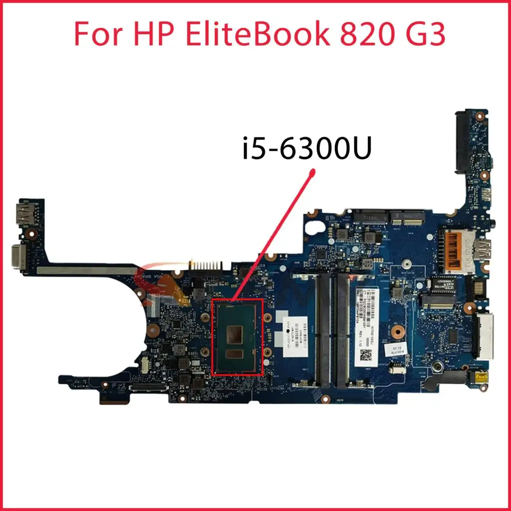 

Материнская плата для ноутбука HP EliteBook 820 G3 831763-001 831763-601 6050A2892301-MB-A01