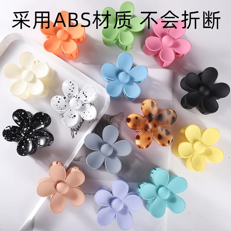 

S3484 Candy Color Big Girls Barrettes For Women Hairclip Beauty Hair Clip Claw Bobby Pin Lady Girl Flowers Barrette Hairgrip