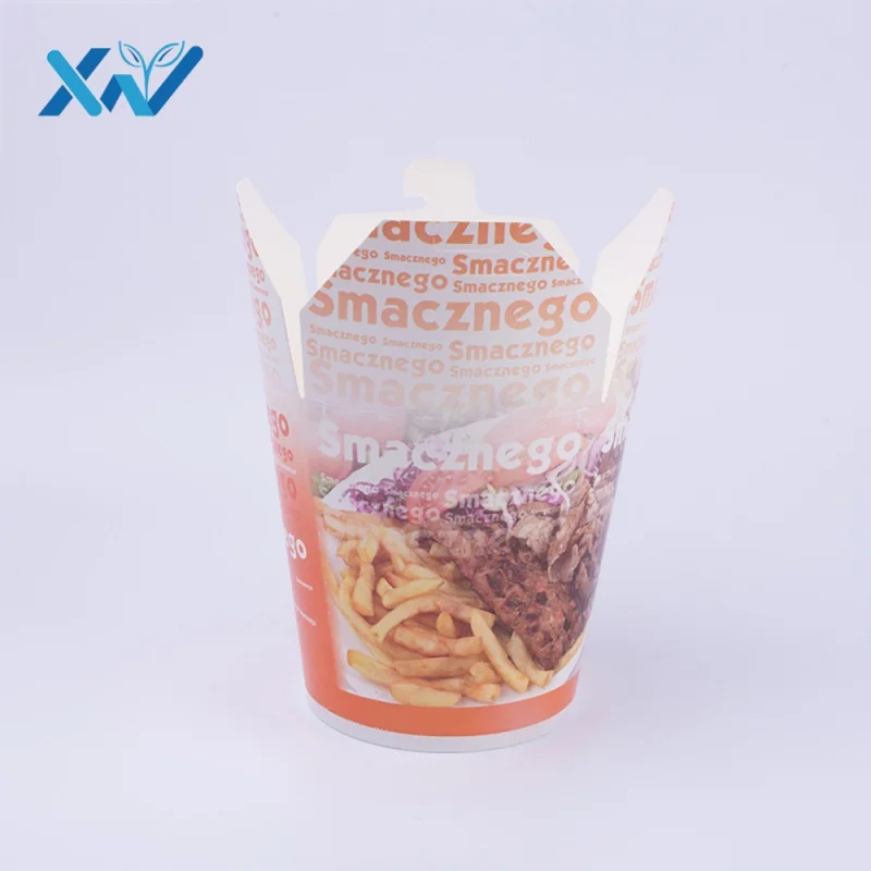 

16oz 26 oz 32 oz kraft food package disposable custom printed doner kebab box disposable food box noodles box