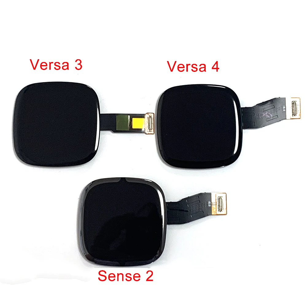 Фото Оригинальный ЖК-дисплей M & Sen для Fitbit Versa 2 3, сенсорная панель, дигитайзер для часов Fitbit Versa 4, ЖК-экран для часов Sense 2 №2