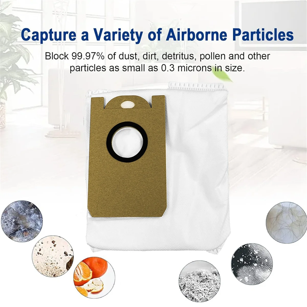 25 шт. пылесборник для Proscenic M8 Pro/M7 Max/Uoni V980 робот-пылесос мешок сбора пыли большая