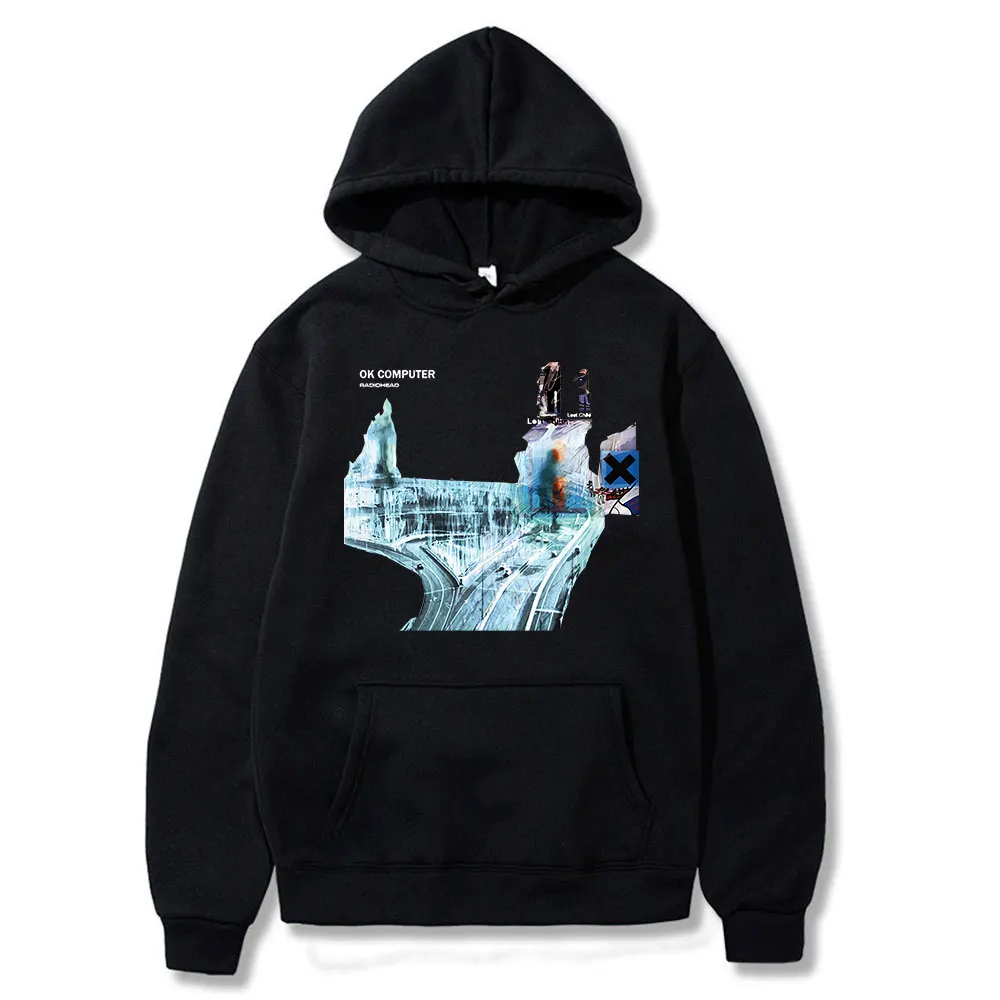 

2021 Radiohead Ok Komputer Cd Lp Poster Vinil Di Rainbows Thom Yorke Fashion Gaya Baru Populer Klasik Hoodie Pasangan Streetwear