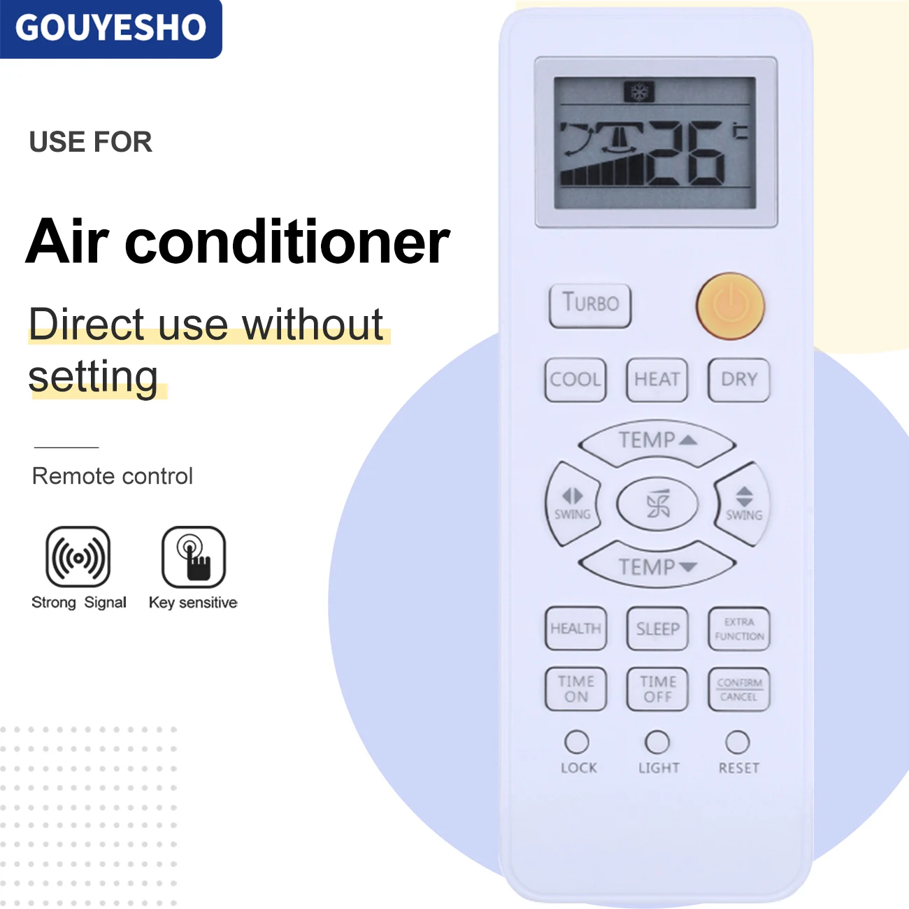 

New For Haier Air Conditioner Remote Control 0010401715BW V9014557 G85 KFR-23GW