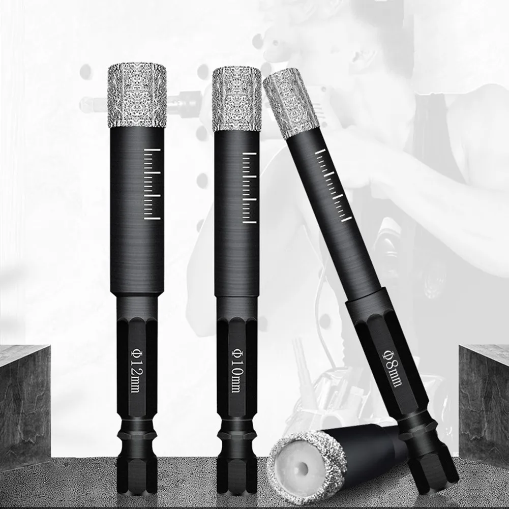 

6mm-12mm Diamond Drill Bit Set Porcelain Granite Tile Glass Ceramics Marble Woodworking Tools Ferramentas Brocas Herramientas