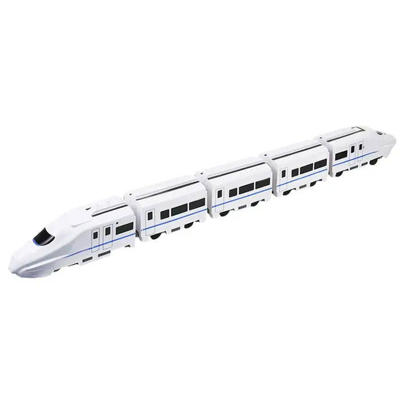 

Electric Train Toy With Flashing Lights Battery Powered Smart Train Sets For Kids Electric High-Speed Bullet Trains Toy Ages 3