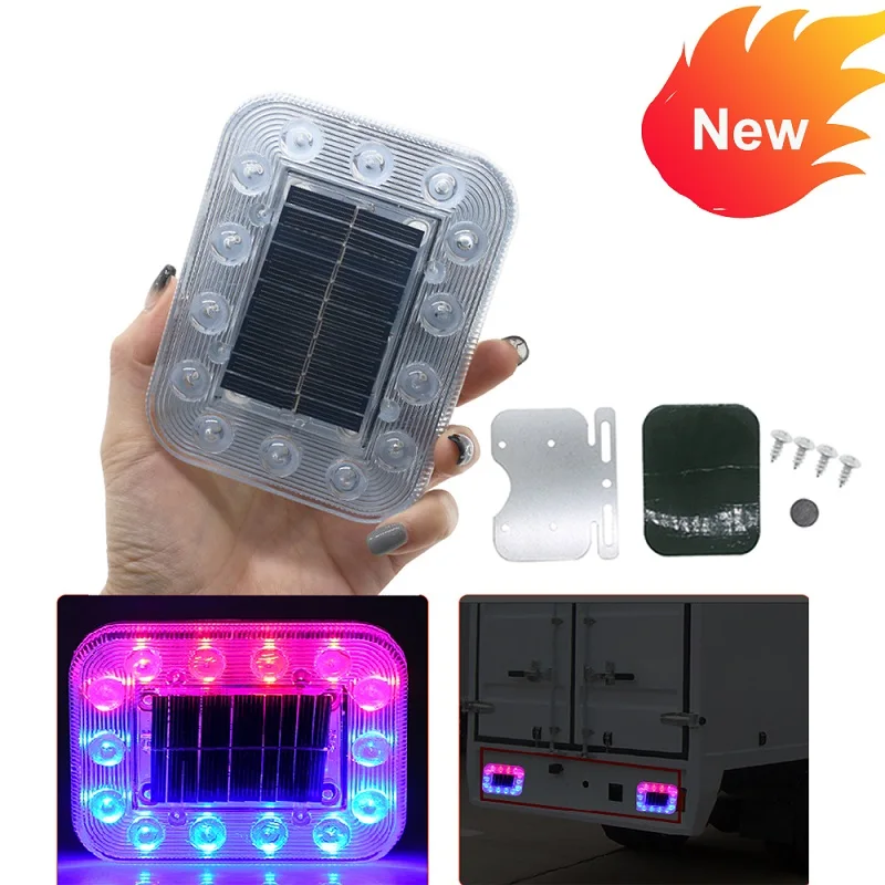 

1 шт. 14 светодиодный RGB Предупреждение вспышка для автомобиля грузовик стробоскоп аварийная вспышка светильник Даш Солнечная Предупреждени...