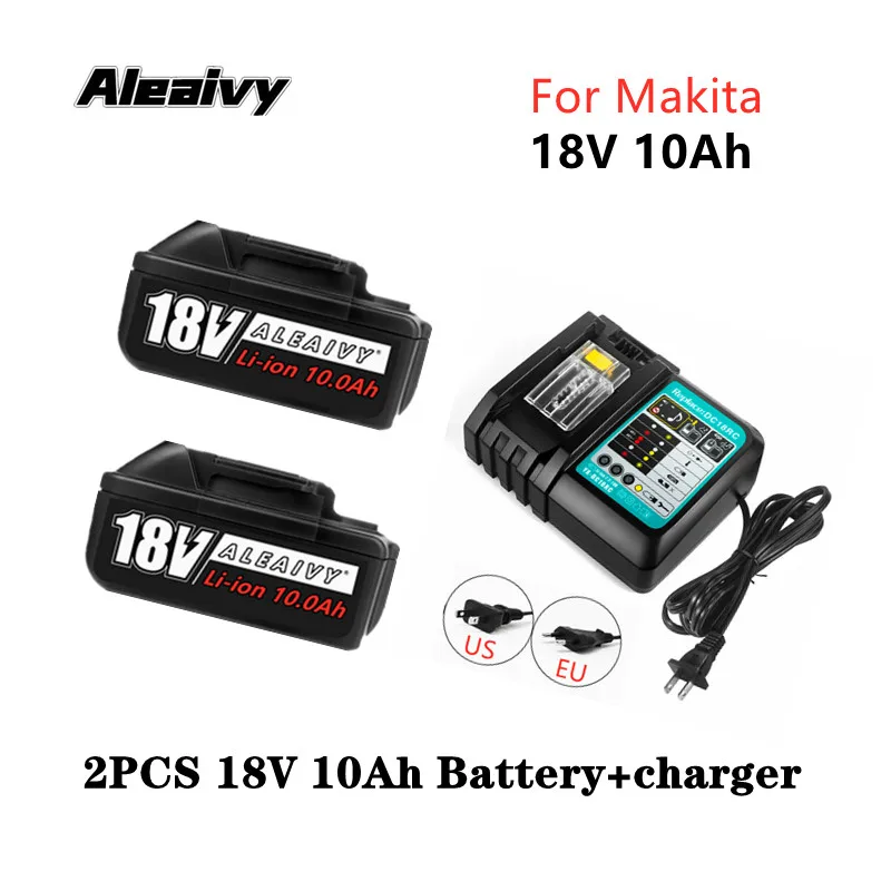 

Аккумуляторная батарея BL1860 18 в 100% мАч литий-ионная для Makita 18 в аккумулятор BL1840 BL1850 BL1830 BL1860B LXT + зарядное устройство, новинка 10000