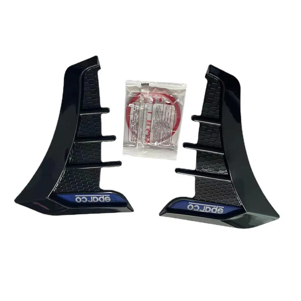 

1 пара боковых брызговиков кузова автомобиля, декоративные наклейки на вентиляционное отверстие, универсальные модифицированные аксессуа...