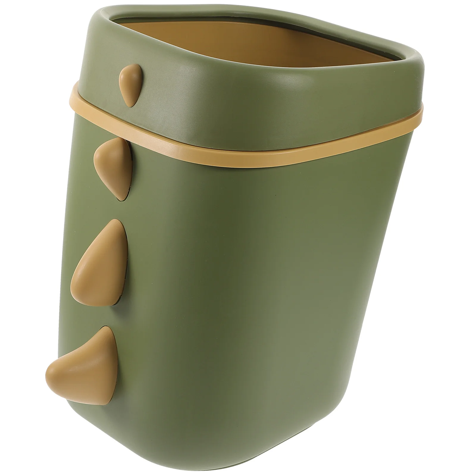 

Rubbish Container Trash Multi-function Adorable Dinosaur Bucket Storage Basket Plastic Daily Use Bin Cartoon Man Convenient