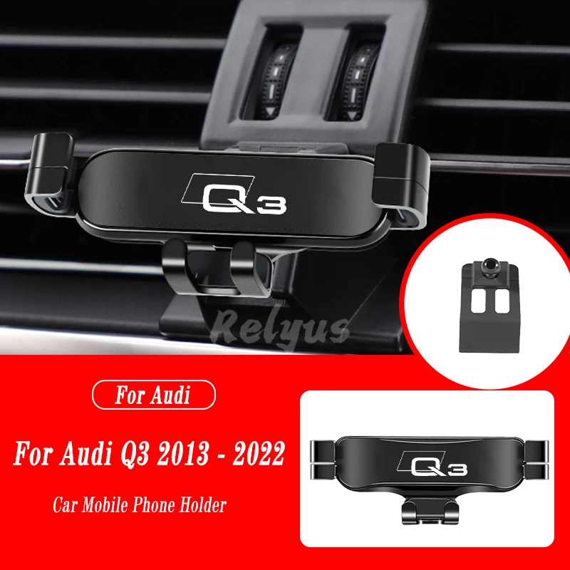 Автомобильный держатель для мобильного телефона для Audi Q3 F3B 8UG 8UB 2013-2022 Крепления на вентиляционное отверстие Стенд GPS Гравитационная навигация Кронштейн Автомобильные аксессуары Автомобильный держатель для мобильного телефона для Audi Q3 F3B 8UG 8UB 2013-2022 Крепления на вентиляционное отверстие Стенд GPS Гравитационная навигация Кронштейн Автомобильные аксессуары