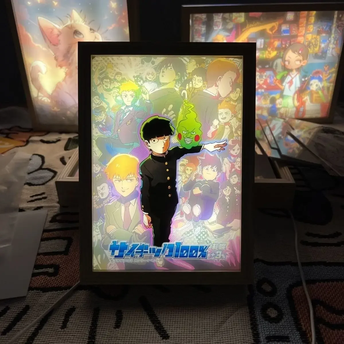 Лампа для косплея Mobu Saiko Hyaku Mob psy100 Reigen Arataka с затуханием Kageyama Shigeo ночник