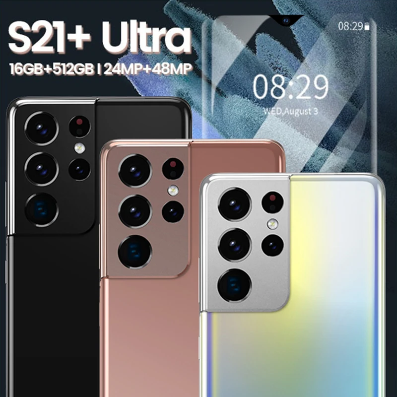 2022 globale version s21 ultra 5g 6 8 zoll 16gb 512gb smartphone 6000mah 24mp 48mp entsperren handys mobile phone telefone free global shipping