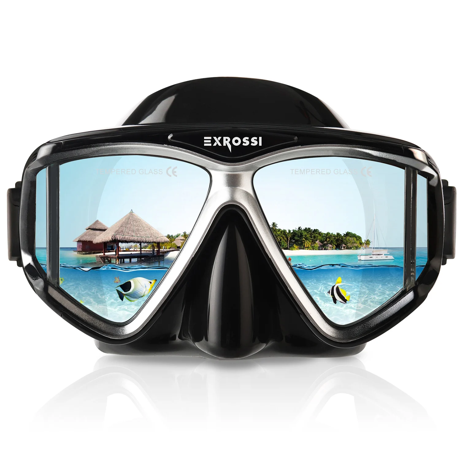 _ Маска для подводного плавания и дайвинга взрослых маска противотуманные очки