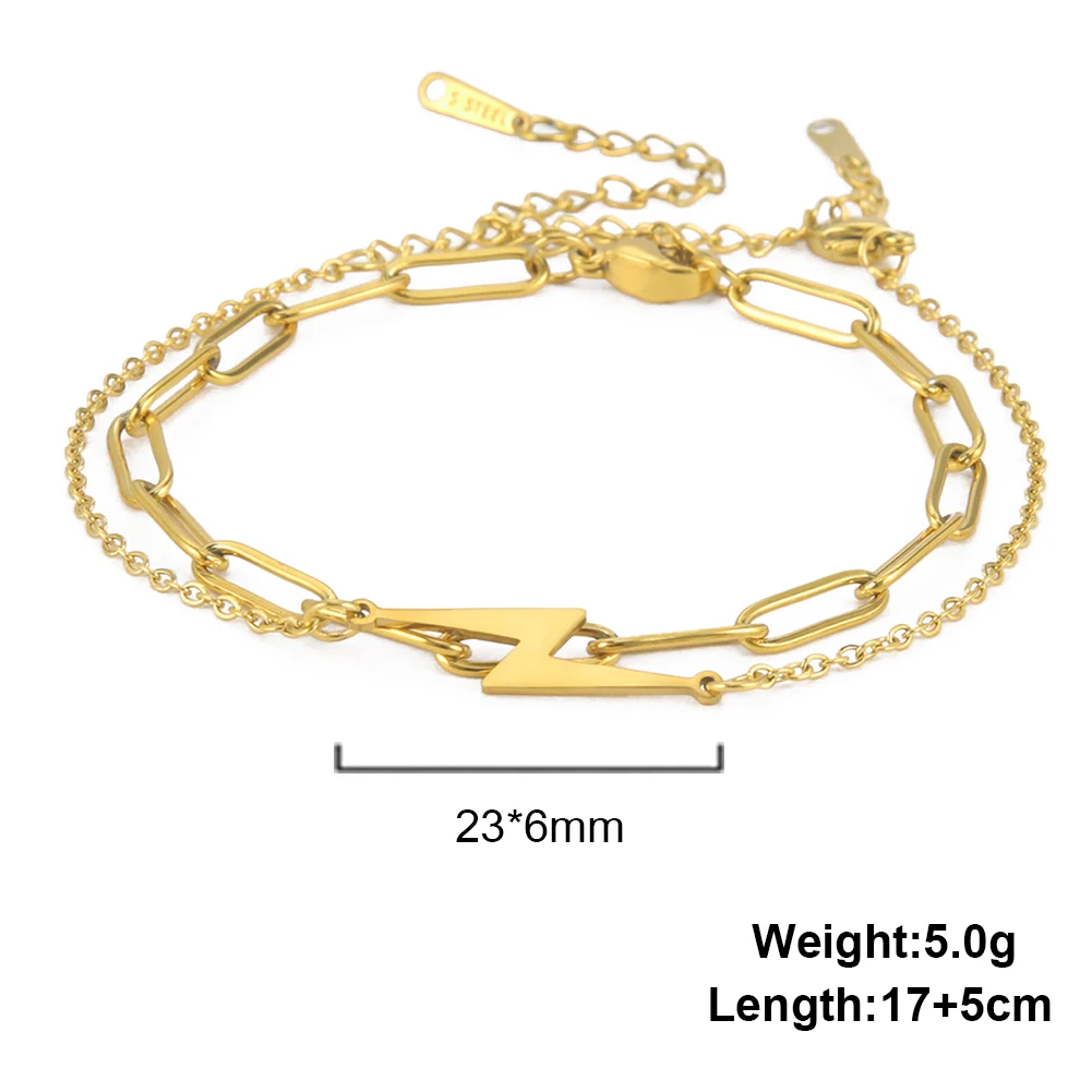 Kkjoy модные браслеты из нержавеющей стали золотого цвета с молнией для женщин