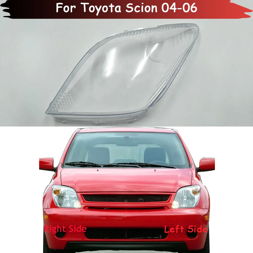 Auto Headlamp Caps  For Toyota Scion 2004 2005 2006 Car Headlight Lens Cover Lampshade Lampcover Head Lamp Light Glass Shell